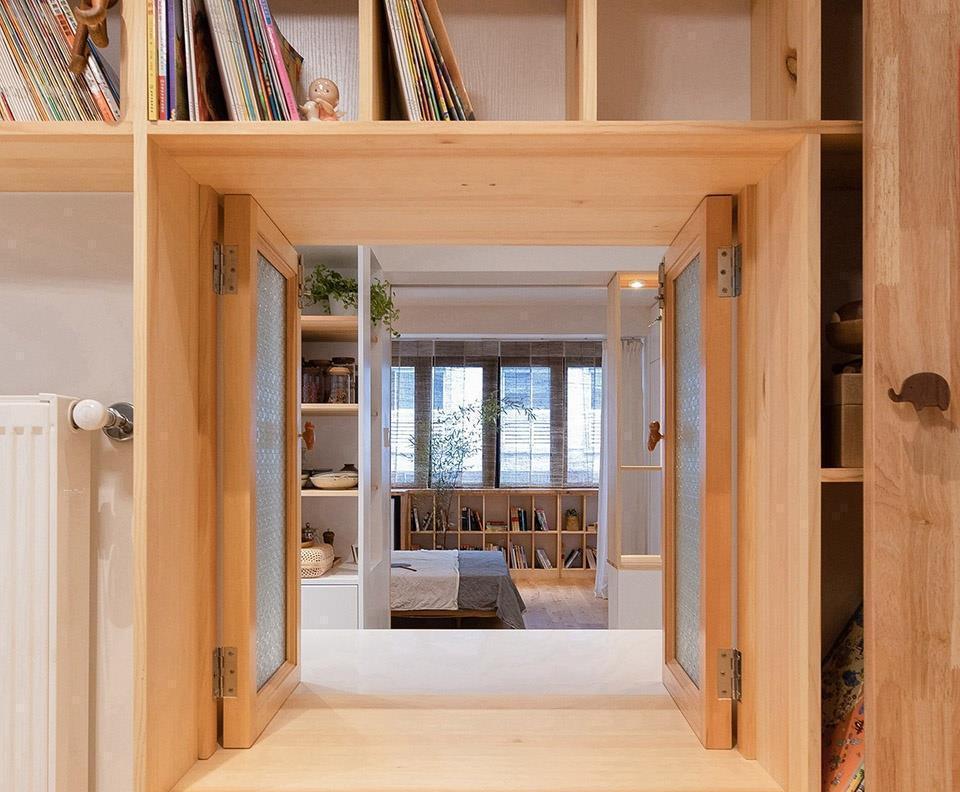 空间|45㎡小户型学区房,爆改后“小中见大”,整个家被一眼望穿