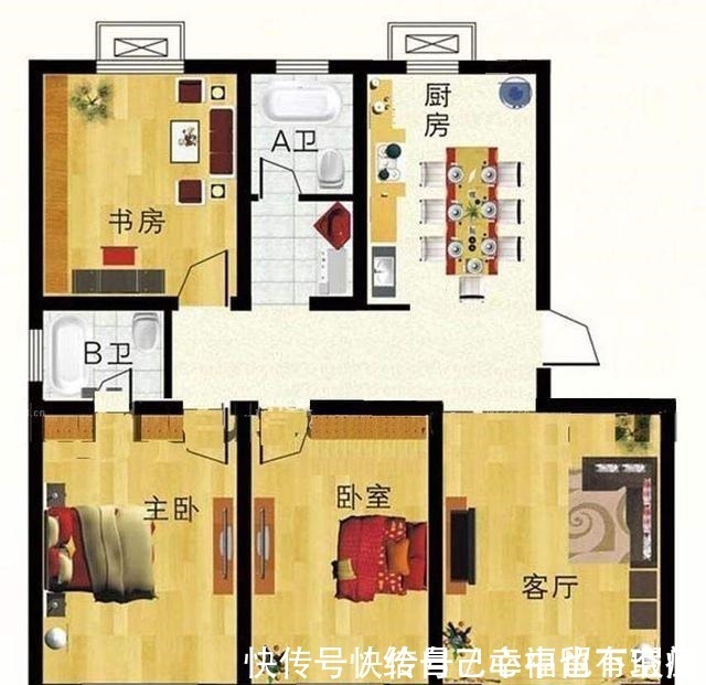 户型|买房时要注意,这种南北通透的户型可能是假的,别被售楼员忽悠了