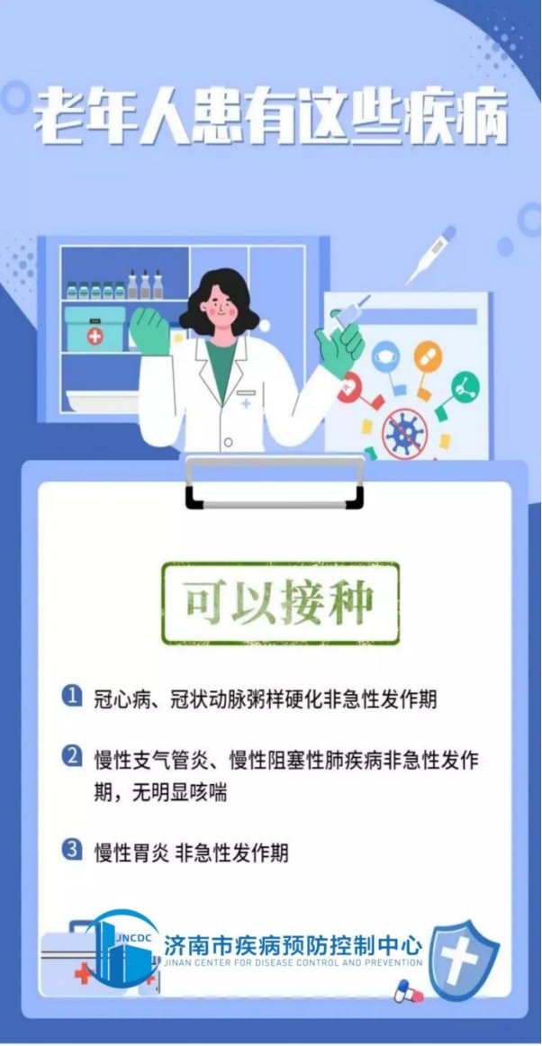 接种|60岁及以上老年慢性病患者能否接种新冠病毒疫苗？快来对表查看