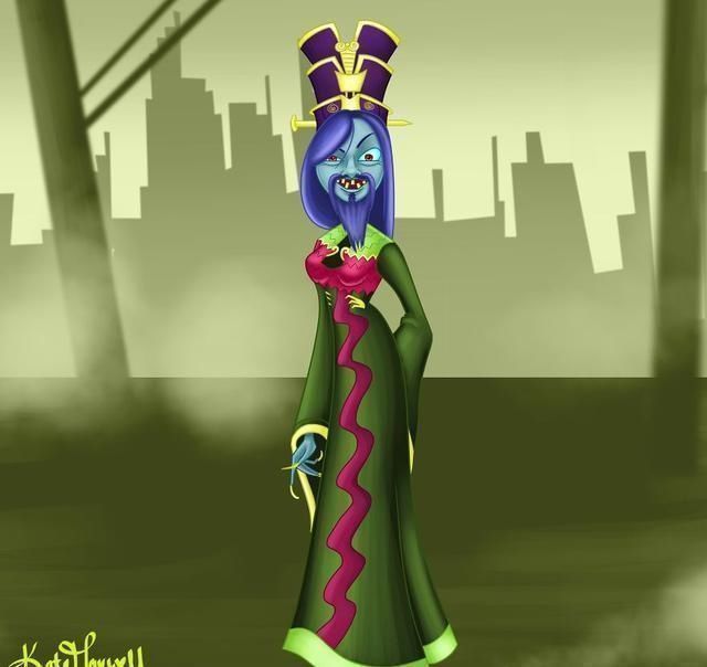 白雪公主#迪士尼公主变成恐怖“怪物”,丧尸让人害怕,吸血鬼画风妖娆