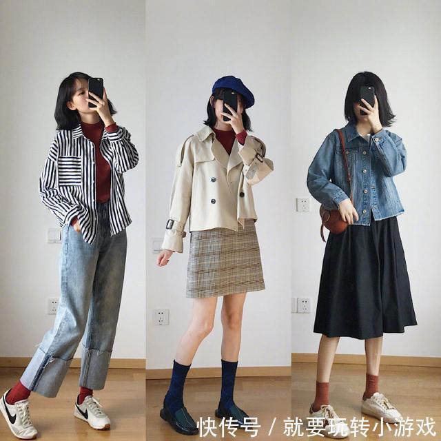 小个子女生入秋别穿长风衣,今年流行这种“薄外套”,你穿对了吗