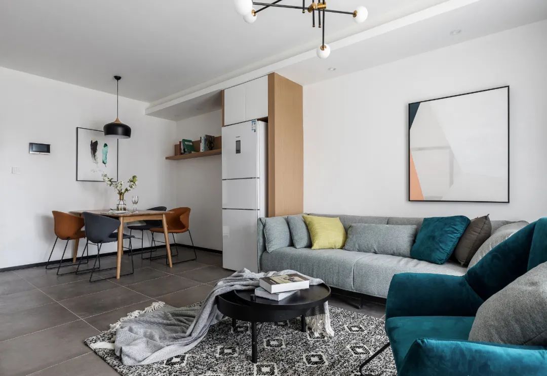 展示架|88㎡现代简约,实用与简朴,最平凡的艺术,来自生活