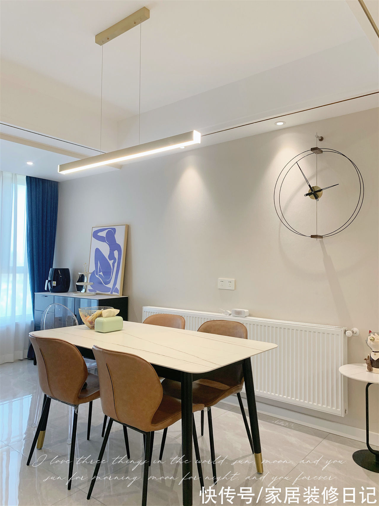 客厅|奶油系客厅太治愈了,却被女主戏称为18线城乡结合部,好凡尔赛啊