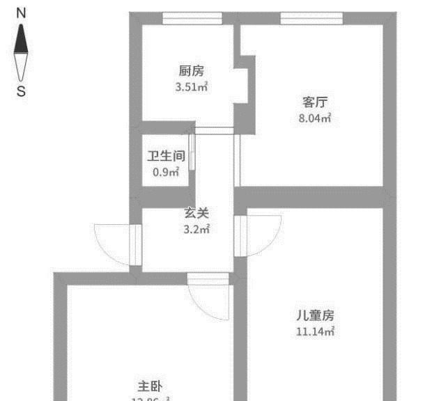 卫生间|56㎡小户型经过专业设计，一家三口都有自己独立的生活空间！