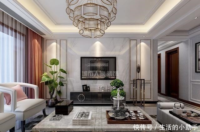 四居室|146平米四居室热门案例 现代半包5万!-世茂都装修!