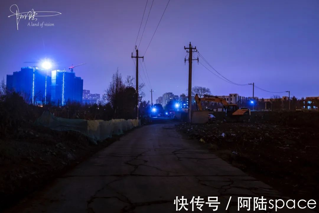 铁轨|随拍夜杭州之：老宣杭铁路周边的城郊风景