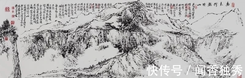 穆家善&国画家｜穆家善焦墨山水画