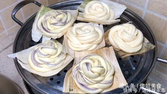 面粉|蒸花卷,不要直接就上锅蒸,3个小诀窍,花卷松软多层、不塌陷