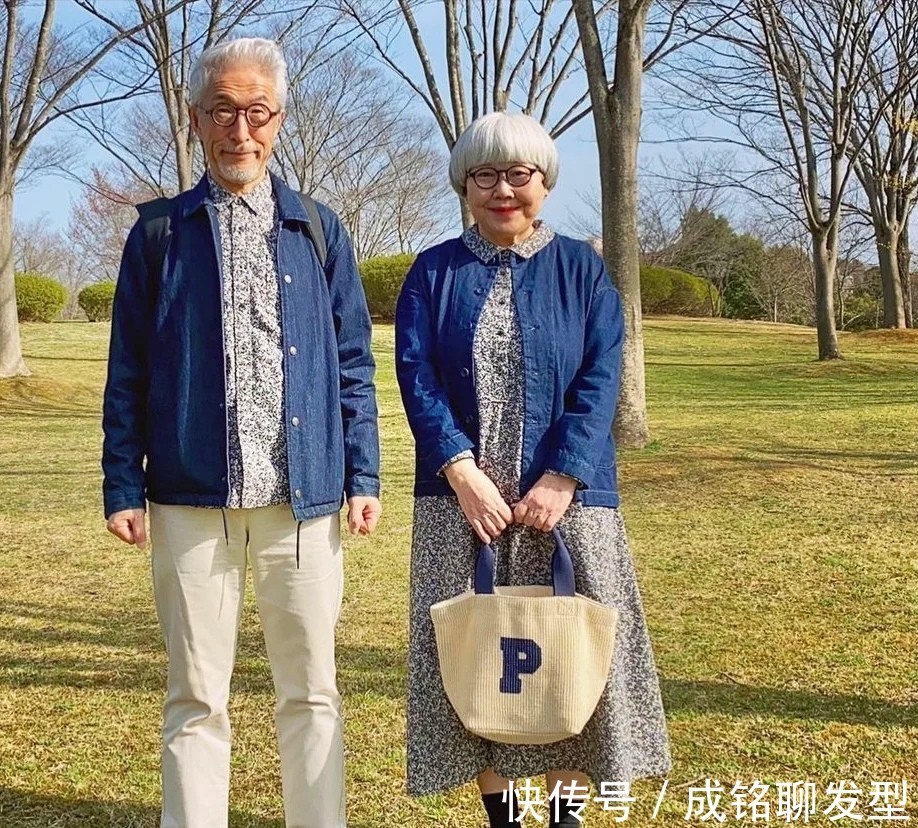 牛仔外套|头发全白身材矮胖又如何,照样凭借穿搭圈粉无数,时尚与年龄无关