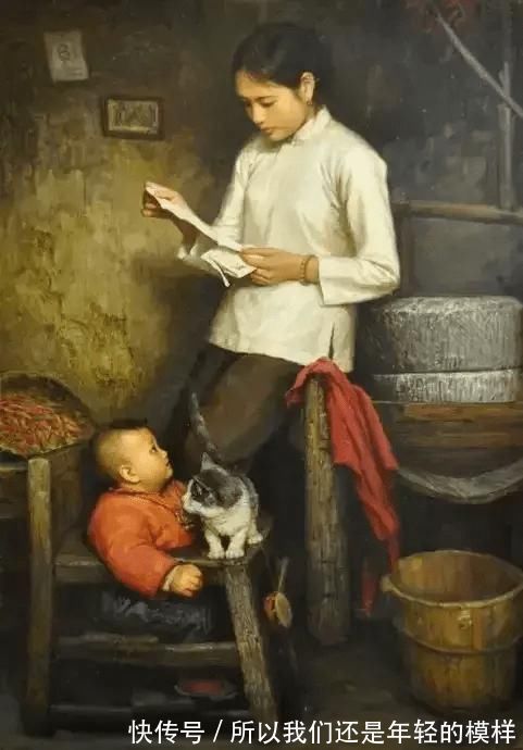 中国农村&绝对硬实力,火遍全球的油画作品,承载了一代人的深刻记忆,张张感人至深~