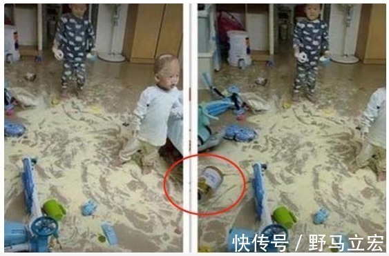 孩子|“最无奈老爸”火了,面对玩奶粉的两儿子闭目养神,网友:有矿啊