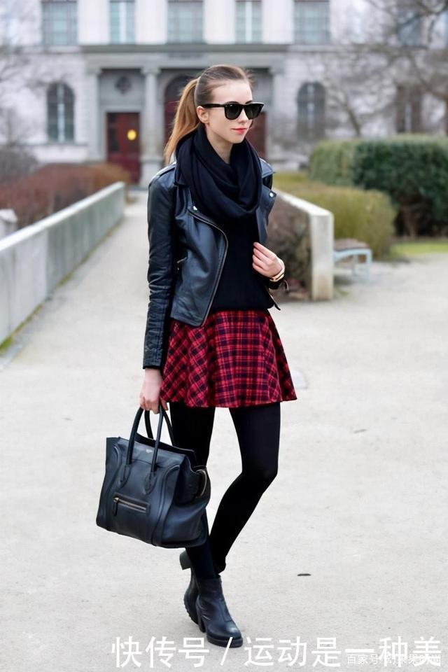 打底裤穿搭范例36种,简简单单看图学穿搭