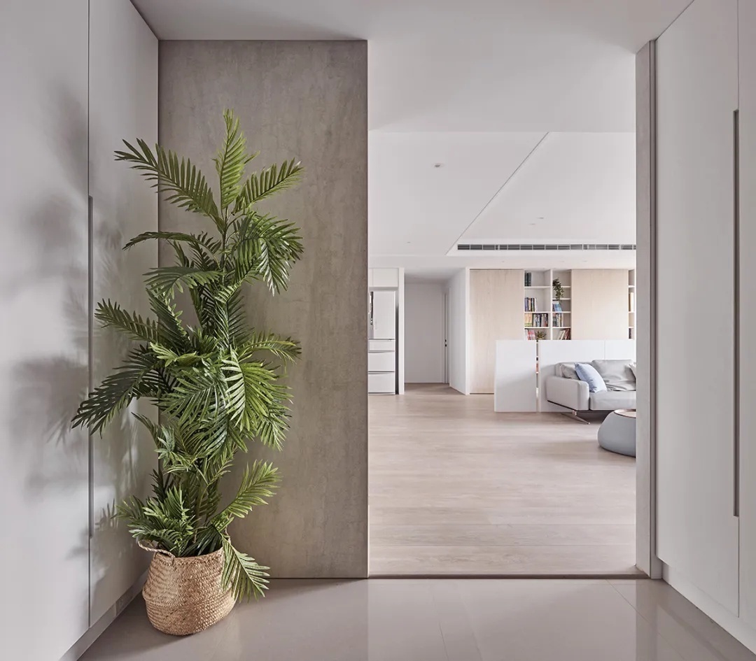 简约|大3房就爱原木风:甜嫩粉+雾灰蓝色调打造自然简约亲子宅