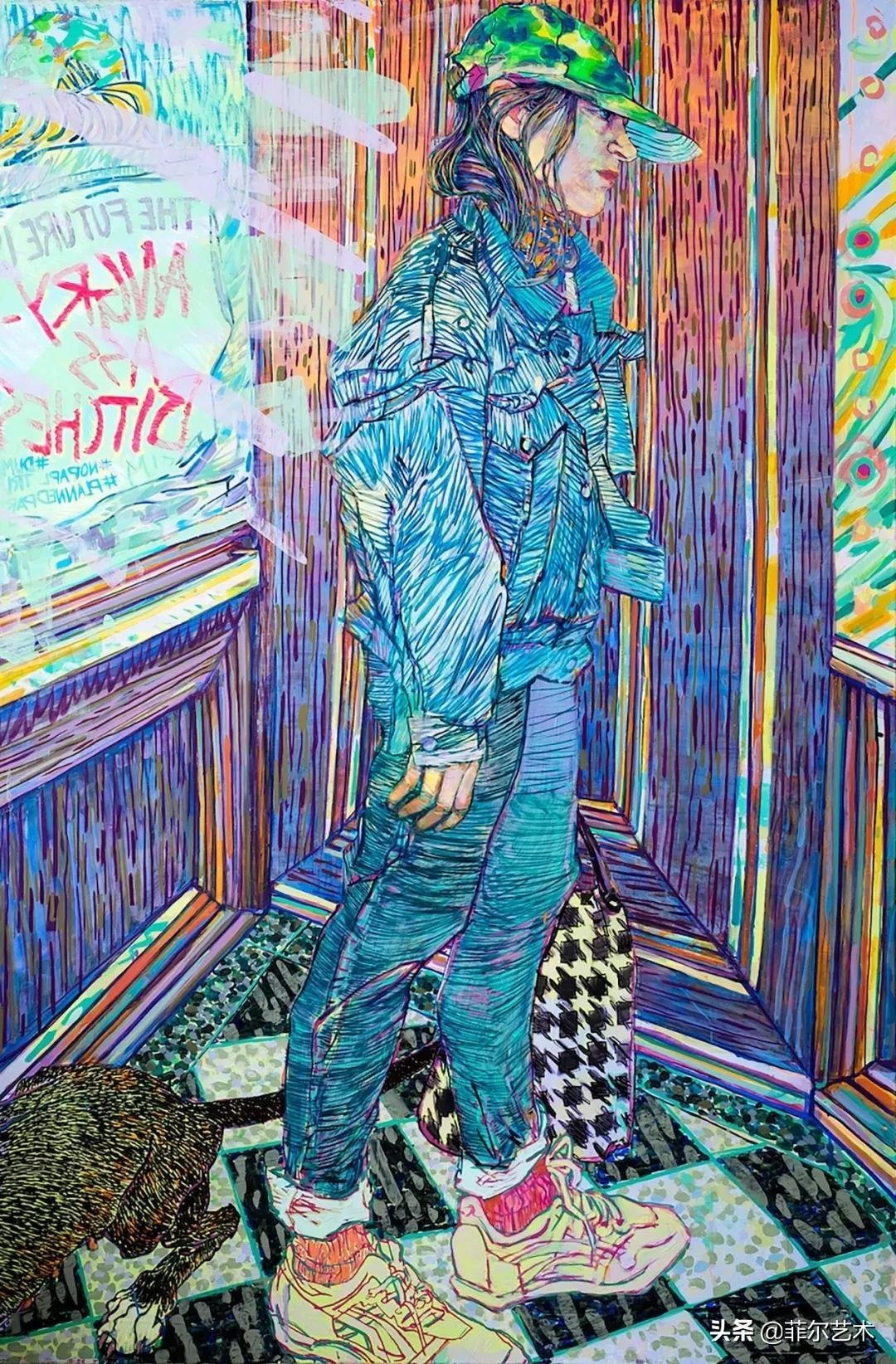 霍普·冈洛夫&美国画家霍普·冈洛夫用平静的笔触描绘强烈的感情