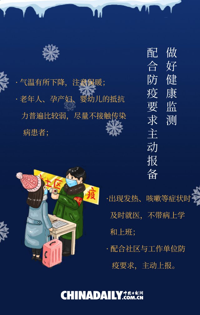 警惕流感叠加新冠，做好个人防护|海报 | 流感