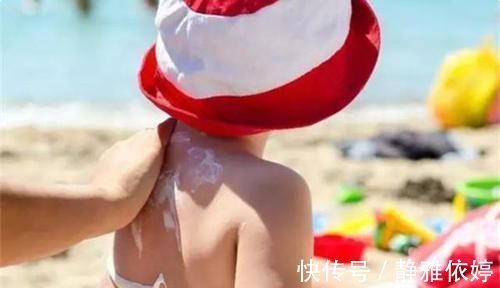 spf15|宝妈忘给孩子做防晒,早起带娃去海边玩,晚上带回俩“国际友人”