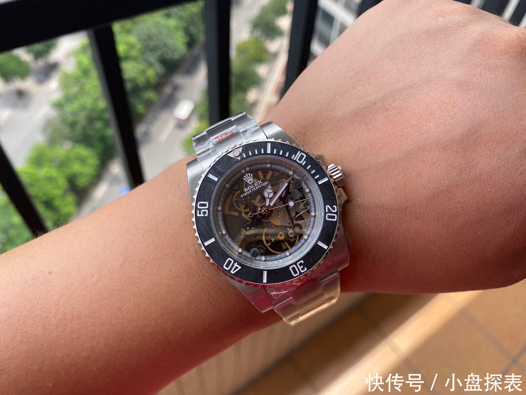 盘面|WWF劳力士116610镂空黑水鬼做得怎么样