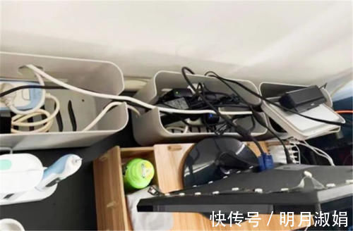 文件袋|整理电线不要只用收纳盒!学学日本主妇网格架+束线收纳法,超实用