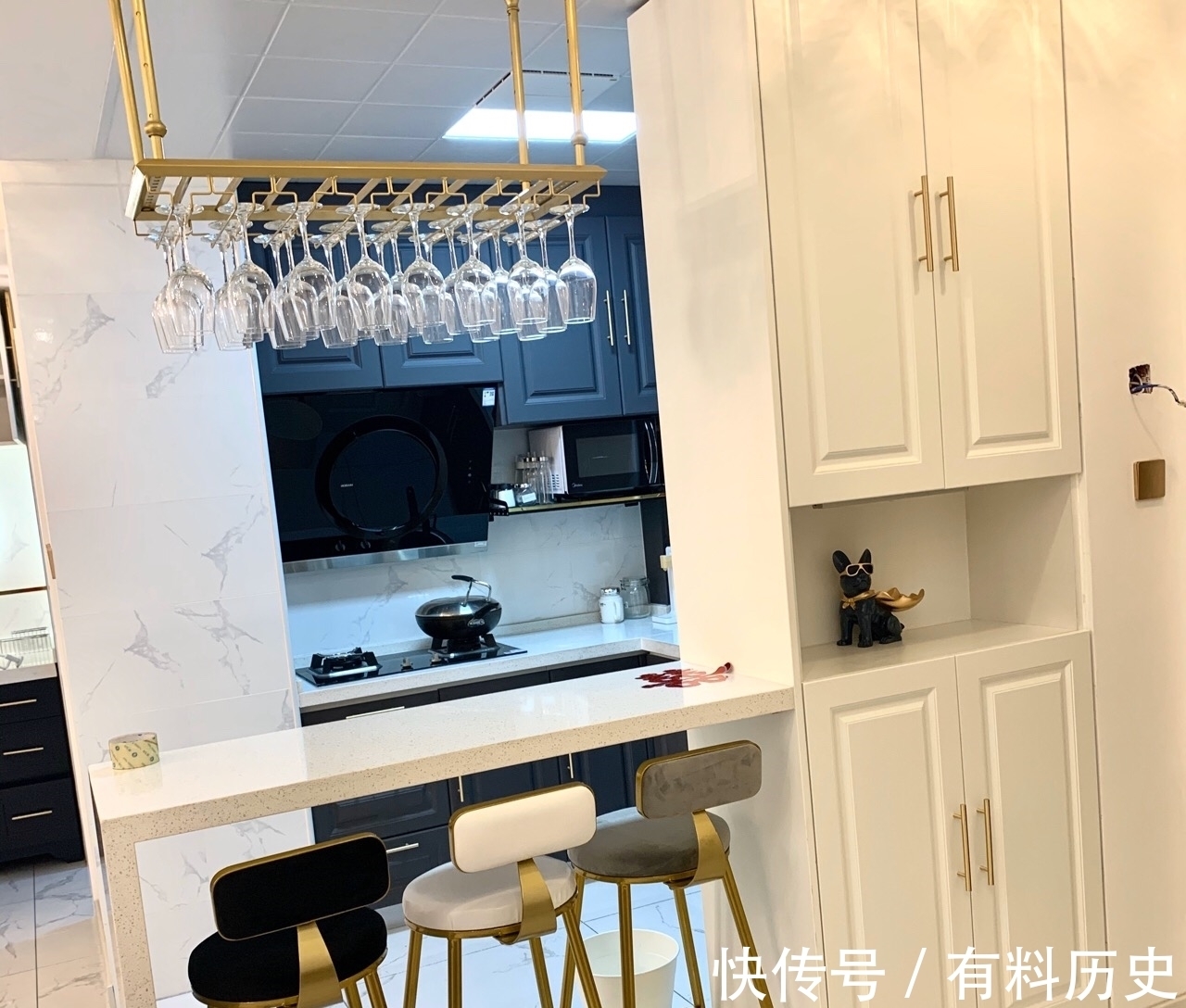 鞋柜|新房不懂装修别乱来,学她家设计,效果很漂亮,吧台非常喜欢!