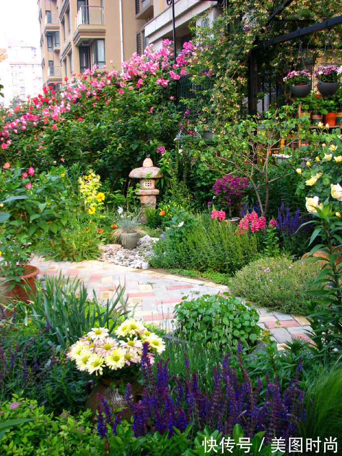 阳台上|为建花园,不顾反对买了一楼带院子,3年的亲手布置朋友都羡慕了