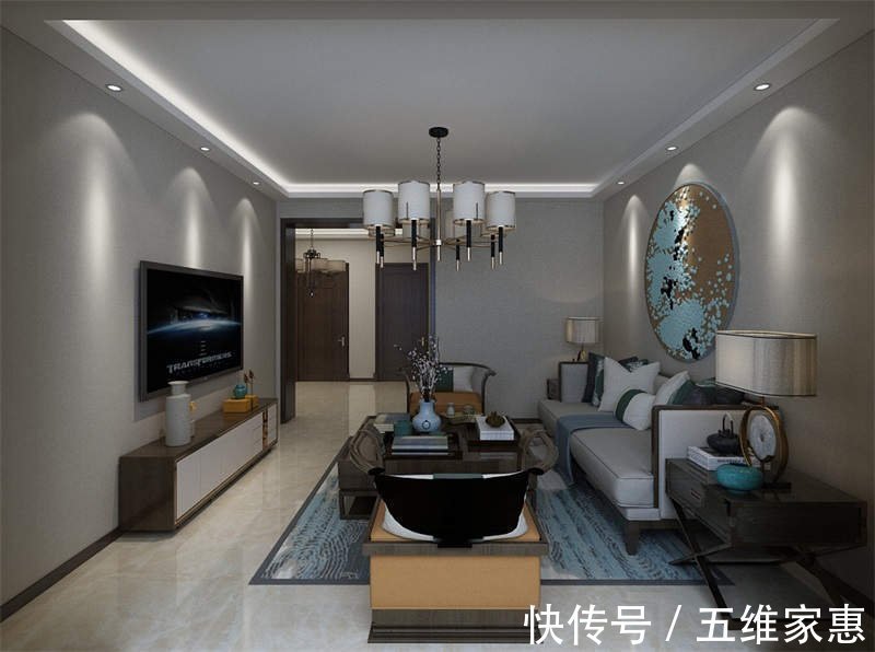 新中式|90㎡房子装修设计新中式,彰显古典之美,又有时尚高雅!