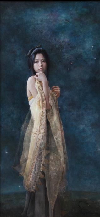 艺术家!八零后艺术家谭云川人体油画中的少女,唯美而写实