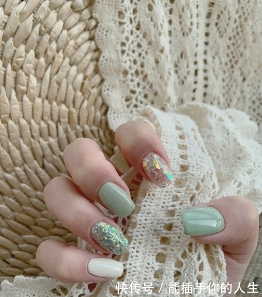 夏日|夏日里的小清新美甲,唯美百搭又时尚,款式多样可以自由选择