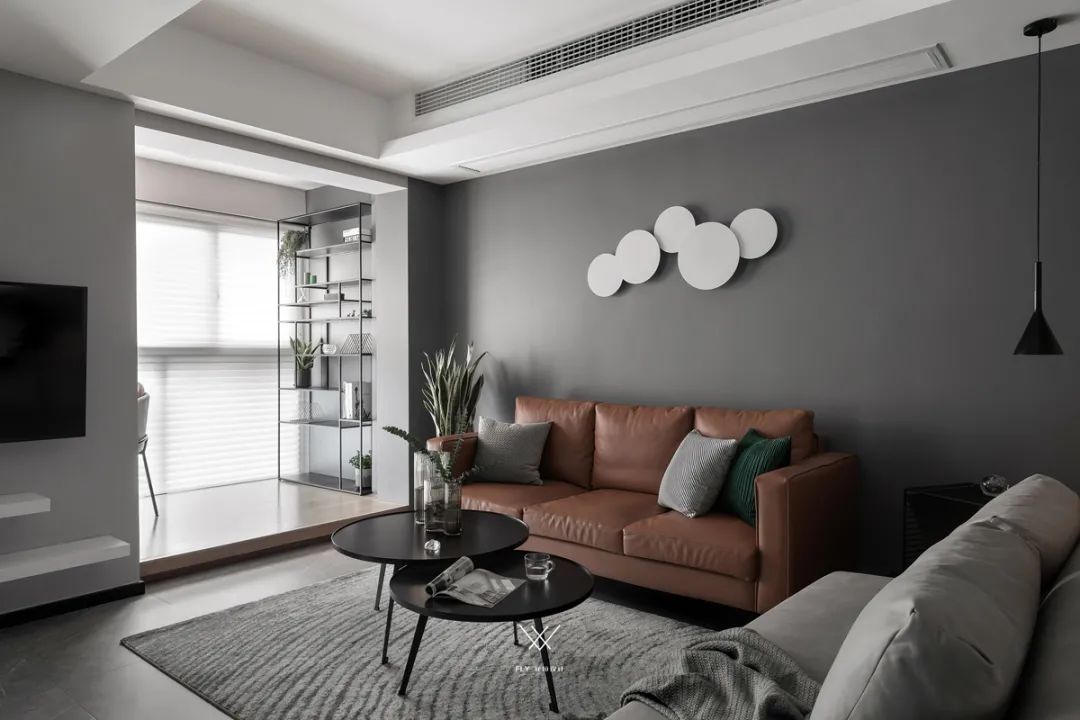 现代|135㎡现代简约，高级时尚黑白灰，生活舒适而唯美