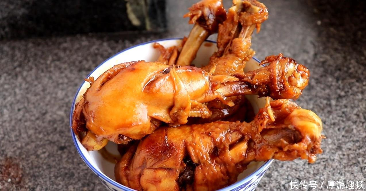 生姜片|鸡腿最好吃的做法，肉香软烂脱骨，一次做一大锅鸡腿不够吃