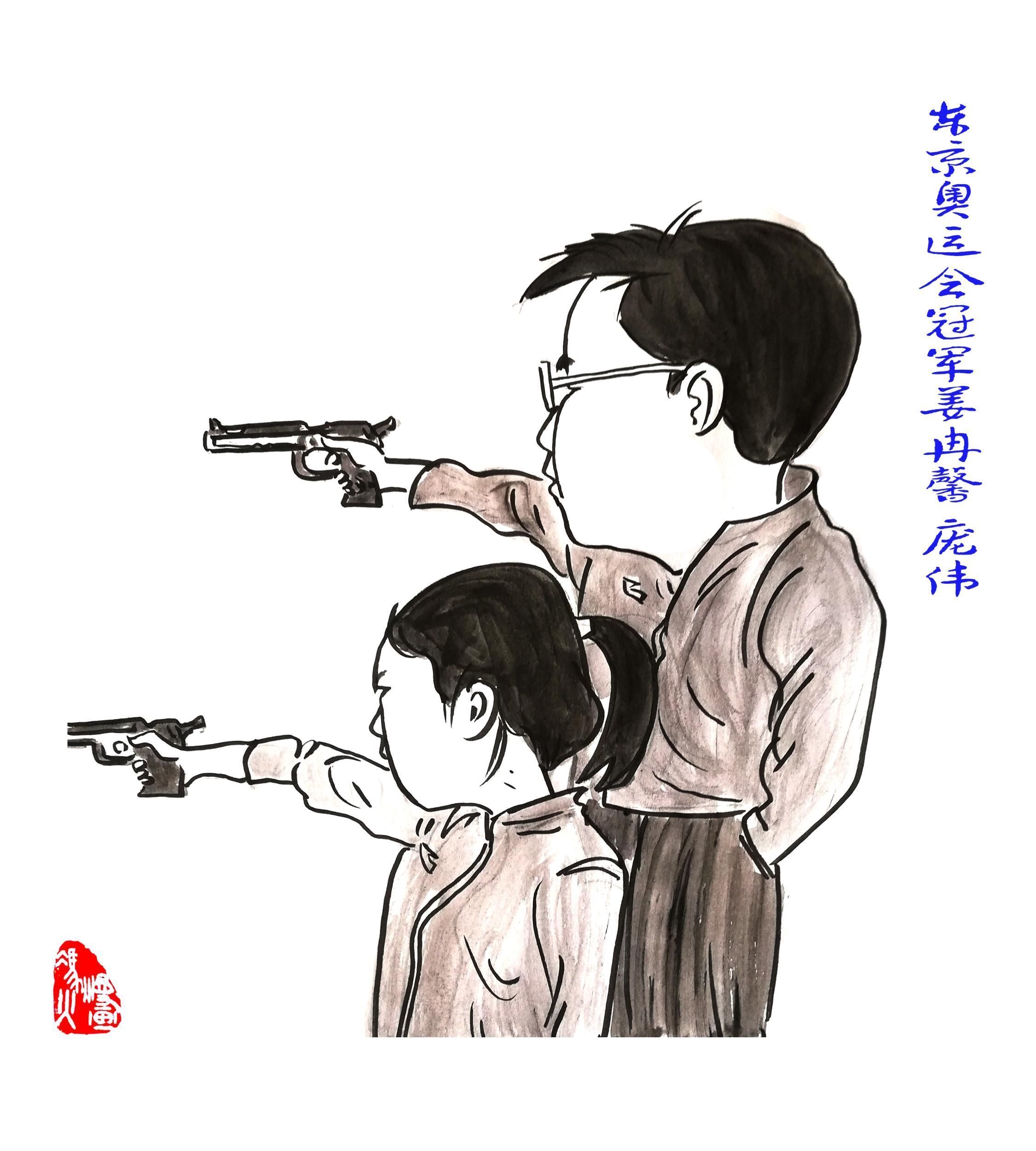 姜冉馨|直通东京｜奥运漫画④27日奥运战况：中国军团再收三金