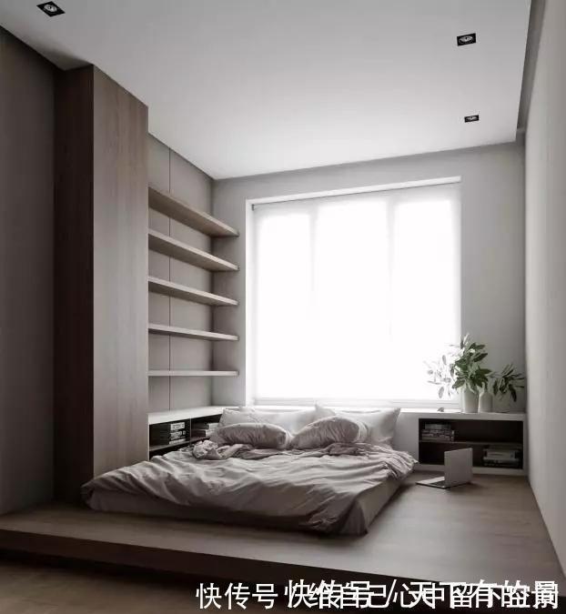 衣帽间|现在卧室床头流行不靠墙,往前挪80公分,“多出”一个衣帽间
