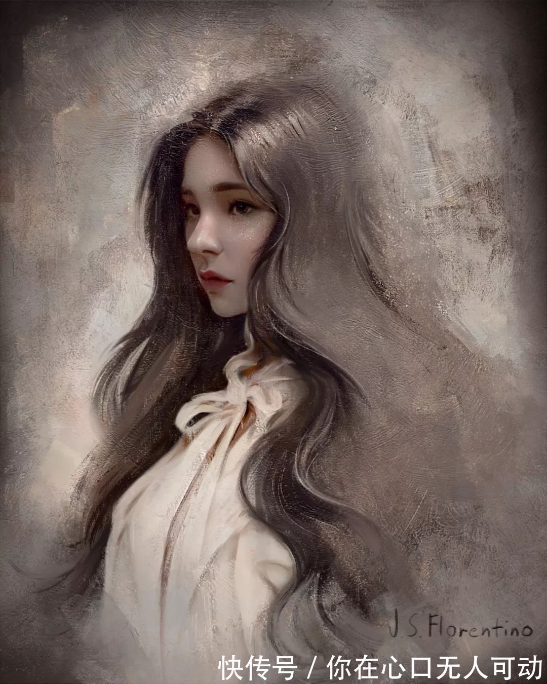 mandy!这三位艺术家的画中女子,楚楚动人,美若天仙