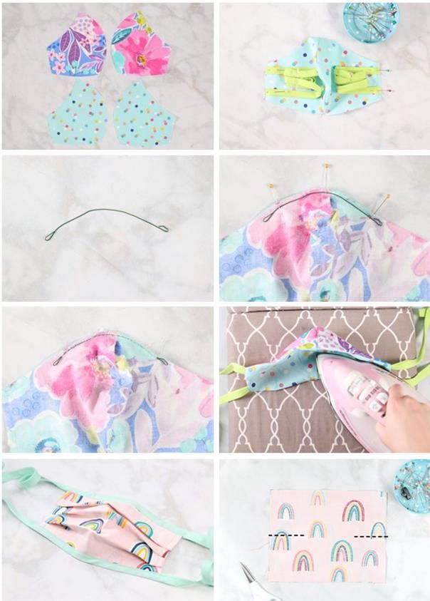 家里那么多的碎花布，不如自己动手做几个口罩，颜值高又好用！（附教程）