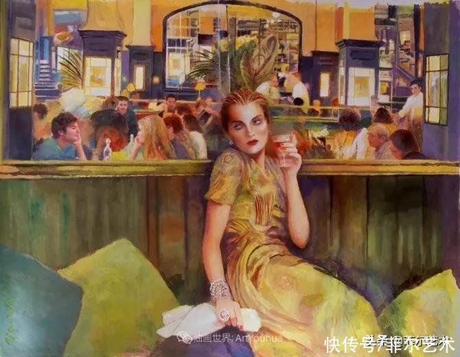 索尼亚|幻想的世界~波兰女画家乔安娜·贾温斯卡油画作品欣赏