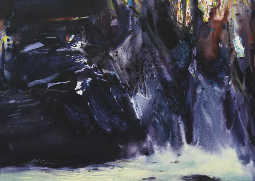 薄暮#[第七届庐山水彩节邀请嘉宾]姚波艺术作品展