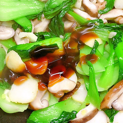 上海青|香菇炒上海青