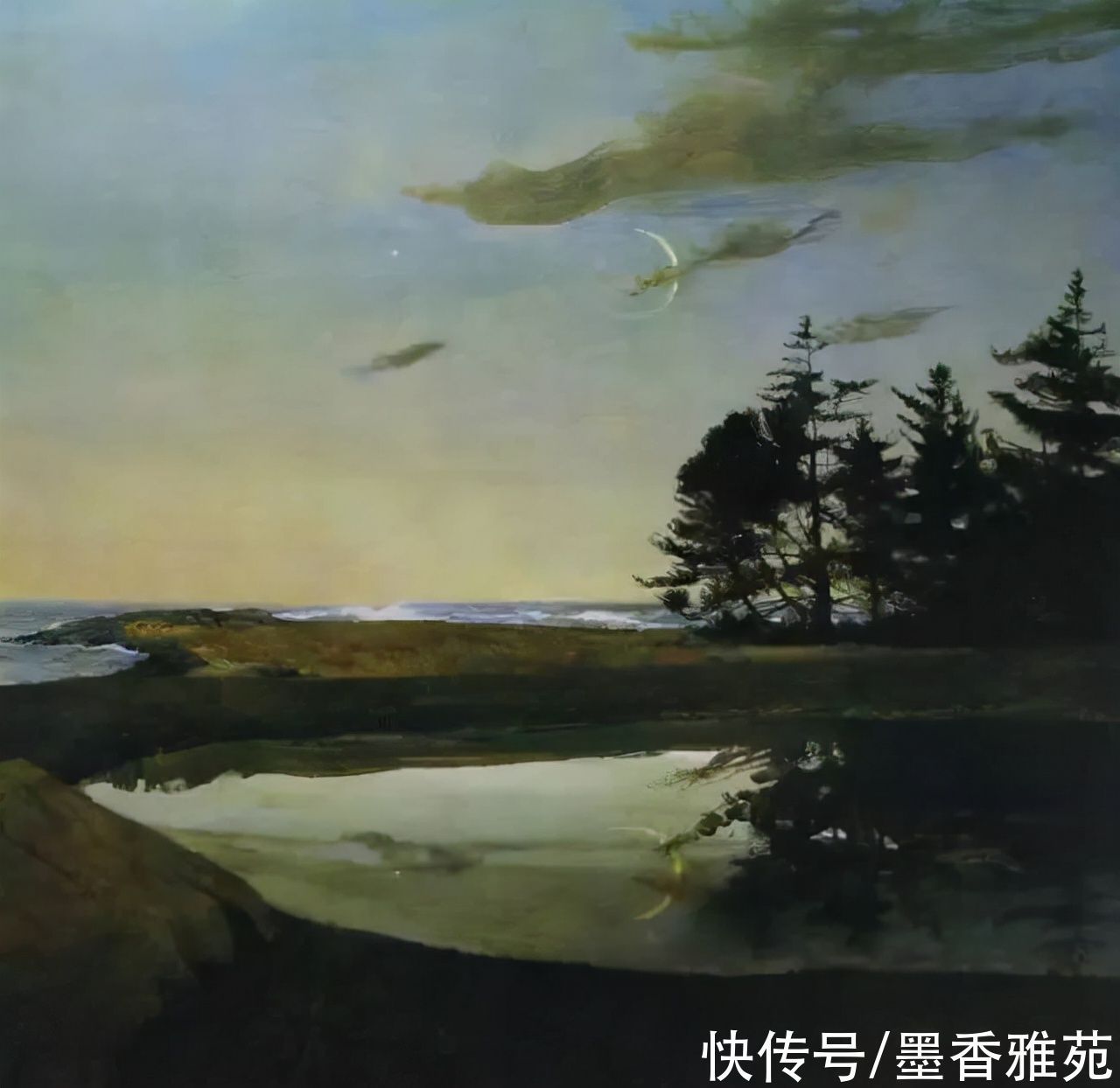 画家$美国最伟大的画家安德鲁怀斯,瞒着妻子用15年偷画一个女人