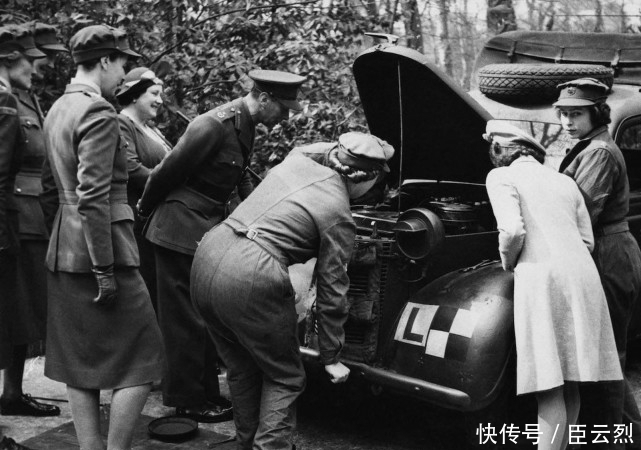 英国女王|曝珍贵图片,没有想到,英国女王伊丽莎白二世曾是一名救护车司机