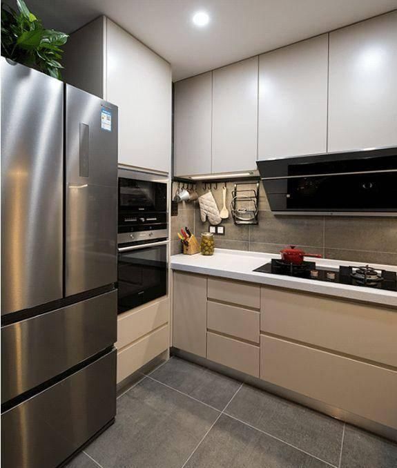 柜子|老公非在餐厅打一排柜子,空间一下多出好几平,邻居立马学走了