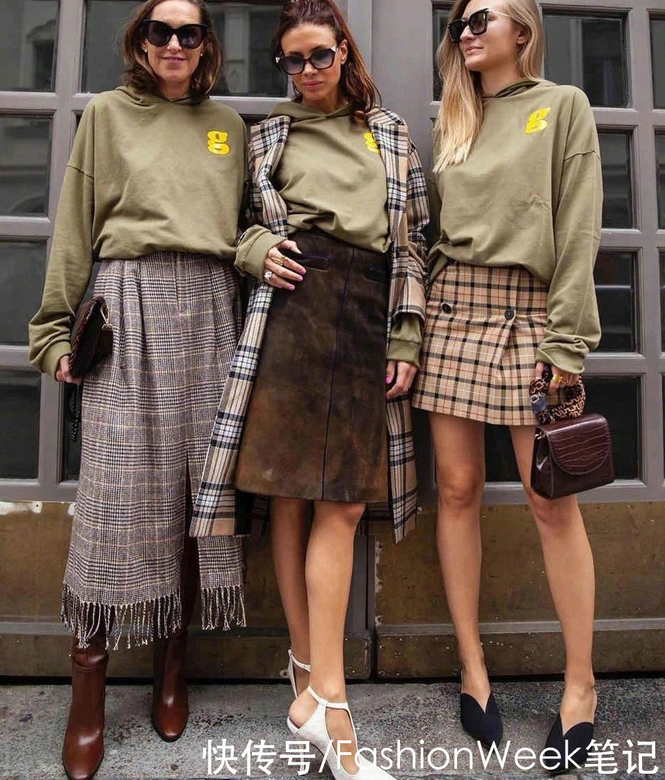 卫衣|秋季愁搭配?卫衣+裙子,时髦精的甜酷女孩搭配最in了