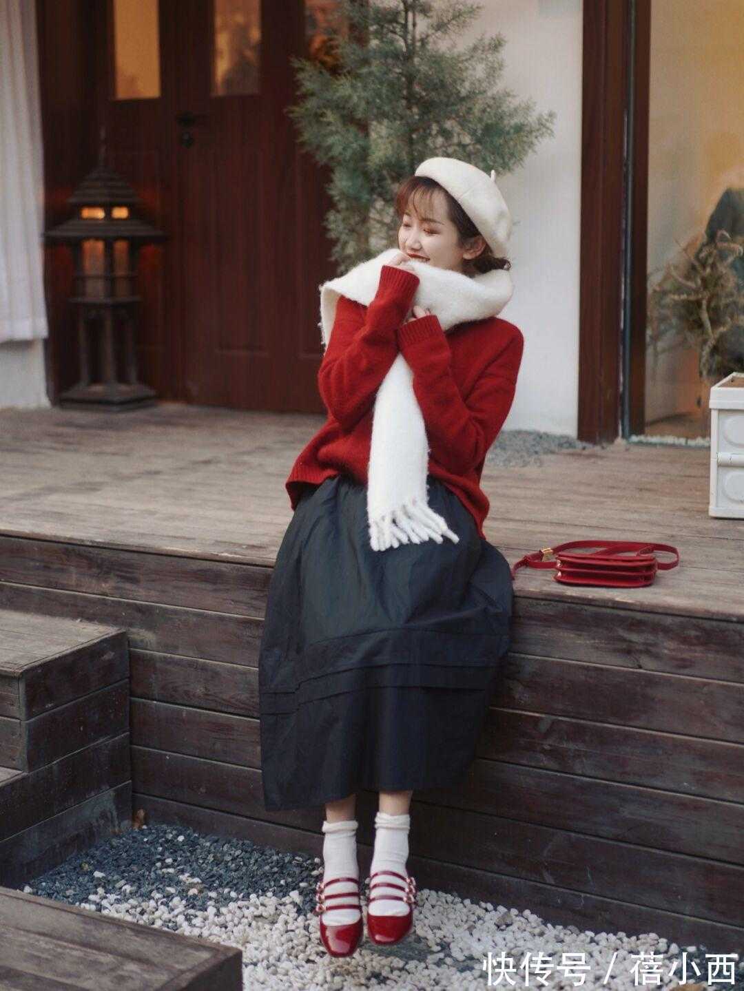 半身裙 小个子女生如何穿针织衫?这几套造型可以直接照搬,高级又优雅