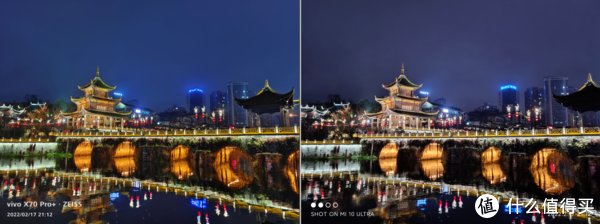 夜景|手机拍照对比 篇二：VIVO X70Pro+开箱，且与老机小米10Ultra对比拍照-下篇（夜晚）