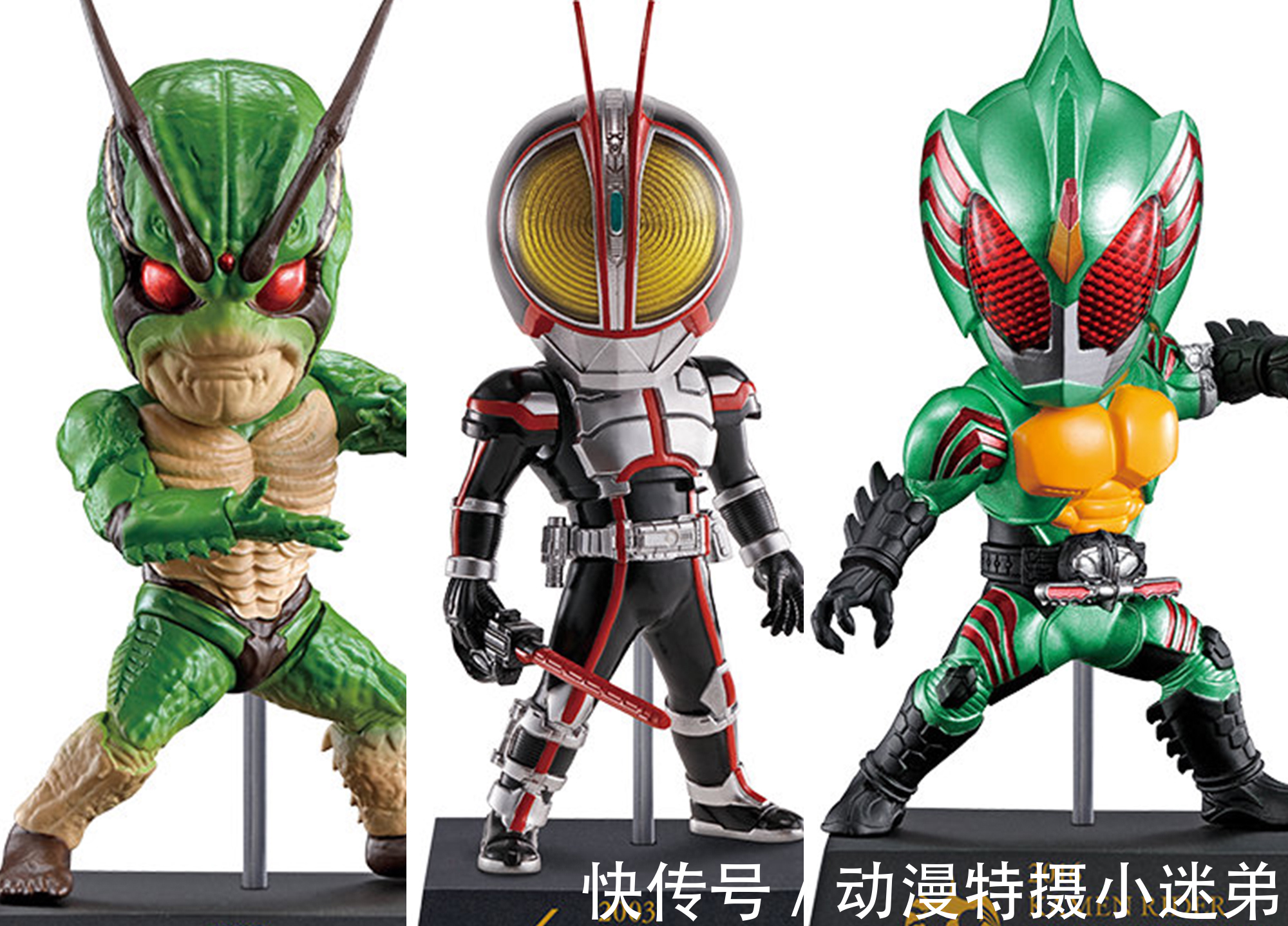 利维|假面骑士50周年,除了海报,还推出可爱的Q版骑士,有趣吗?