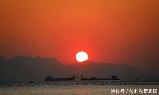 磅礴|海上日出磅礴惊艳，海滨美景撩人心魄，这就是青岛让人向往的海