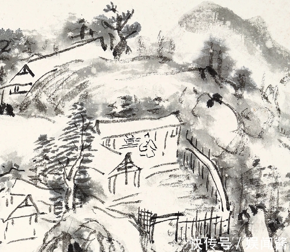 山水!黄宾虹八十岁画的一本山水画册,堪为现代卧游写生的教科书