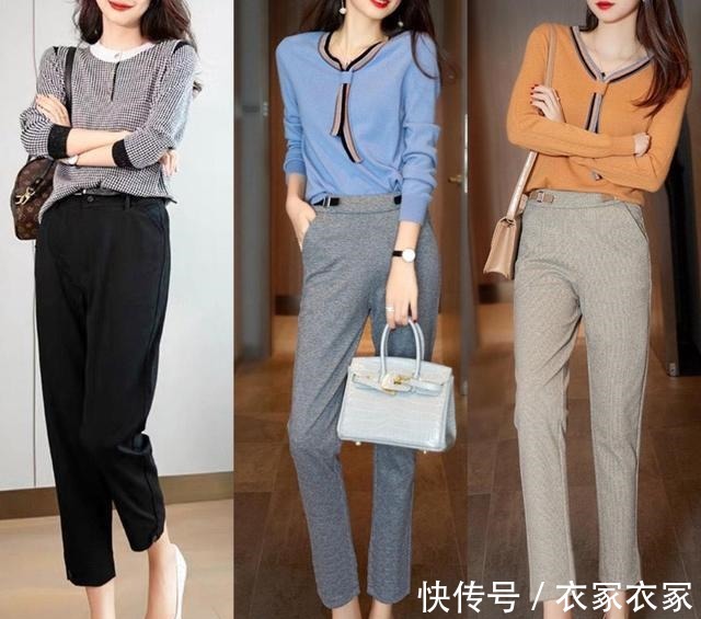 时髦 中年女人入秋后怎么穿24套简约搭配示范，时髦又温暖！