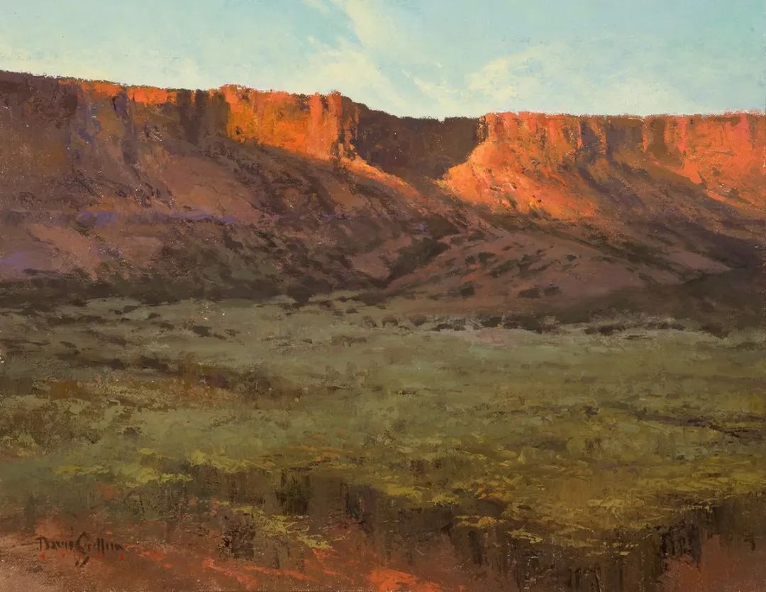 德克萨斯州#大卫·格里芬的风景油画高清图,放大看,更迷人