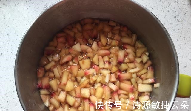 冰糖|水蜜桃好吃又便宜,做成水蜜桃果酱,酸酸甜甜的好喜欢!