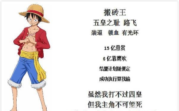 四皇|海贼王被称为王者的10人，路飞当定搬砖王，元帅赤犬堪称爆头王