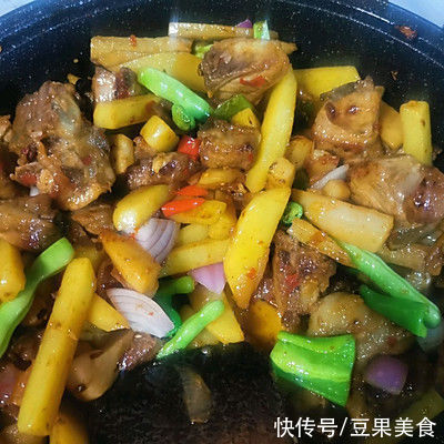 美食|干锅排骨#东古家味美食#